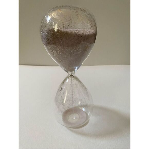 Hourglass Timer - pink sand and glitter - Picture 3 of 5